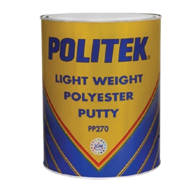 POLITEK Легкая полиэфировая шпаклевка 1.5л PP 270-1500 – купить в Барнауле | Politek | carpaint.kz