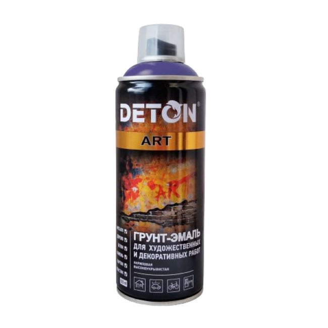 Deton DETON ART - Primer-enamel - Blue-violet - Aerosol, 520 ml DTN-A70686 – buy in Barnaul | carpaint.kz