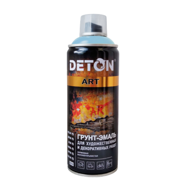 DETON ART - Грунт-эмаль - Голубой лед - Аэрозоль, 520 мл DTN-A70687 – купить в Барнауле | Deton | carpaint.kz