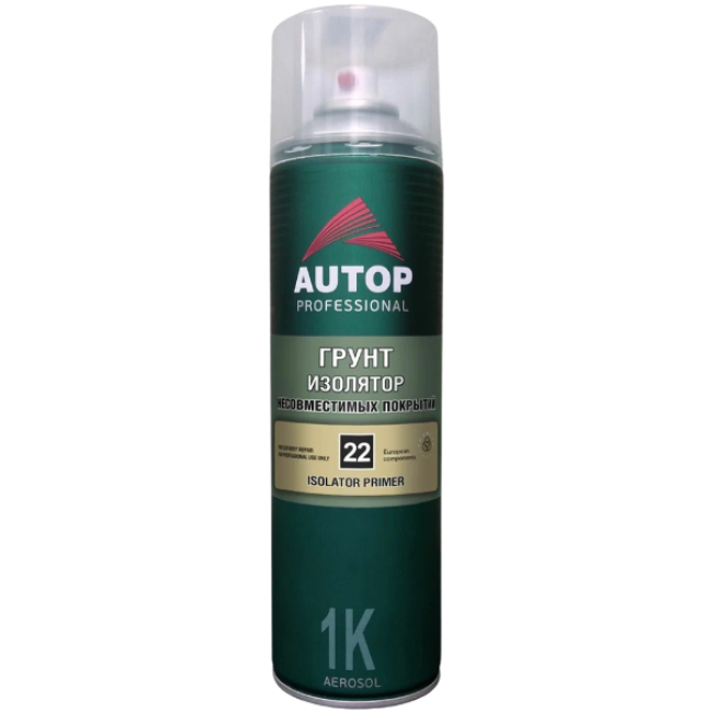 Autop AUTOP №22 - Primer-insulator for incompatible coatings - Sand - Aerosol, 650 ml АТР-А07825 – buy in Barnaul | carpaint.kz