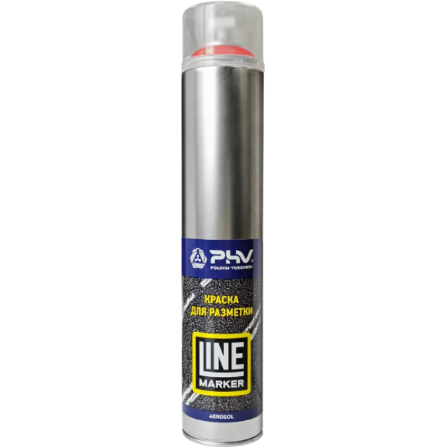 RAL 3020 PHV - Краска для разметки - Line Marker - Транспортный красный - Аэрозоль, 1000 мл PHV-A07818 – купить в Барнауле | PHV - Line Marker | carpaint.kz