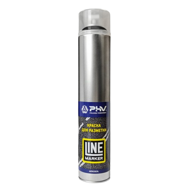 RAL 9017 PHV - Краска для разметки - Line Marker - Транспортный черный - Аэрозоль, 1000 мл PHV-A07821 – купить в Барнауле | PHV - Line Marker | carpaint.kz
