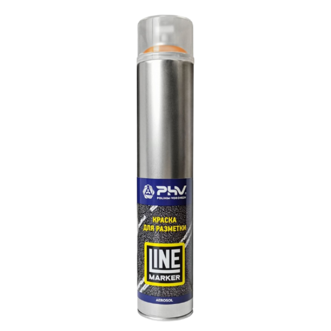 RAL 2009 PHV - Краска для разметки - Line Marker - Транспортный оранжевый - Аэрозоль, 1000 мл PHV-A07822 – купить в Барнауле | PHV - Line Marker | carpaint.kz