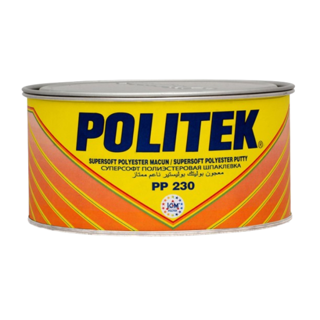 Politek POLITEK 聚酯腻子超软 1800 克。 PP 230-1800-Super W 图片 – 巴尔瑙尔 | carpaint.kz