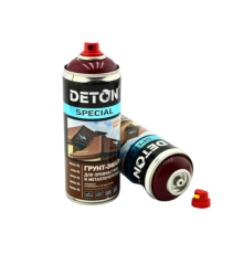 RAL 3005 DETON SPECIAL - Металл плиткалар үшін праймер эмаль - Қызыл шарап - Аэрозоль, 520 мл