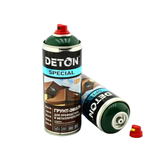 RAL 6005 DETON SPECIAL - Металл плиткалар үшін праймер эмаль - Жасыл мүк - Аэрозоль, 520 мл DTN-A07289 – Барнаулда сатып алу | Deton | carpaint.kz