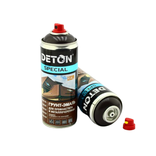 Deton Special RAL 8019 DETON SPECIAL - Primer-enamel for metal tiles - Gray-brown - Aerosol, 520 ml DTN-A07291 – buy in Barnaul | carpaint.kz