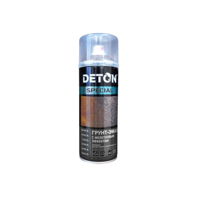 Deton DETON SPECIAL - Hammer primer enamel - Black - Aerosol, 520 ml DTN-A70145 – buy in Barnaul | carpaint.kz
