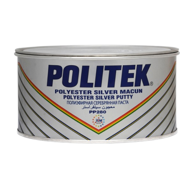 POLITEK Полиэфирная серебрянная паста 1000гр. PP 280-1000 – купить в Барнауле | Politek | carpaint.kz