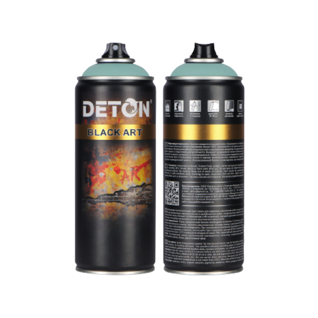 Deton 用于艺术和装饰作品的底漆珐琅 DETON ART，夜光绿色，气雾剂 520 毫升 DTN-A07694 图片 – 巴尔瑙尔 | carpaint.kz