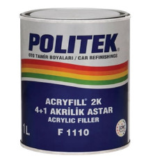 Politek акриловая грунтовка 2К 4+1 комплект 0,75л.+0,25л