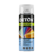 Alkyd primer DETON UNIVERSAL - Light gray, weather-resistant, aerosol, 520 ml