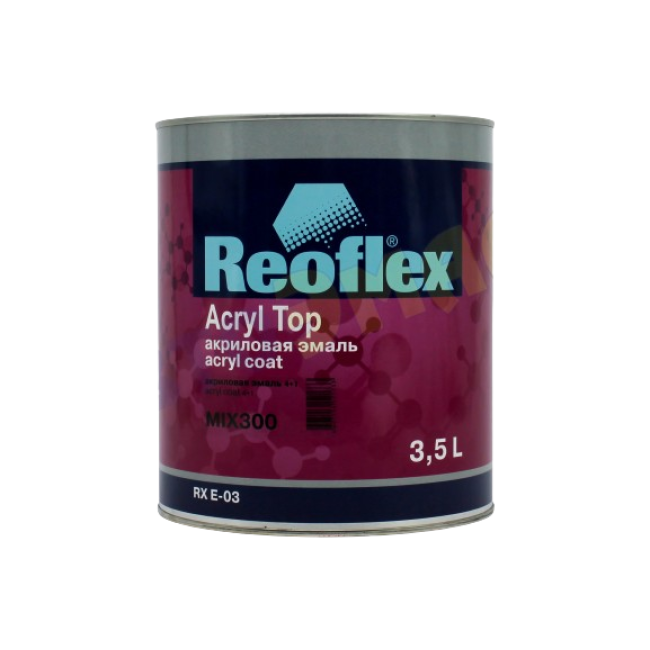 300 MIX Акриловая эмаль 4+1, Окисно-красная, 3.5л RX E-03-300-3500 – купить в Барнауле | Reoflex | carpaint.kz