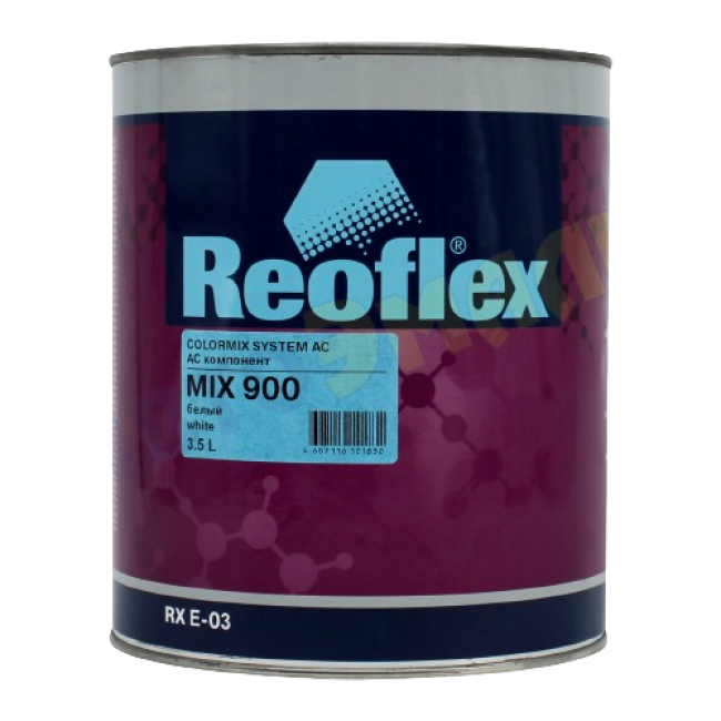 900 MIX Акрил эмаль 4+1, Ақ, 3,5л RX E-03-900-3500 – Барнаулда сатып алу | Reoflex | carpaint.kz