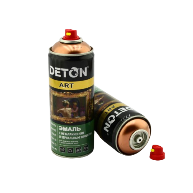 Deton DETON ART - 金属珐琅 - 青铜铬 - 气雾剂，520 毫升 DTN-07581 图片 – 巴尔瑙尔 | carpaint.kz