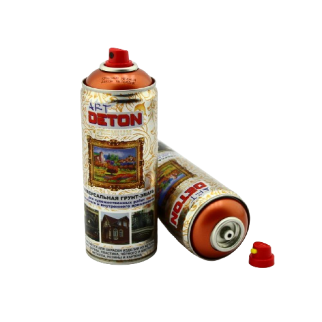 Deton DETON ART - Metallic enamel - Red copper Decor - Aerosol, 520 ml DTN-A70280 – buy in Barnaul | carpaint.kz