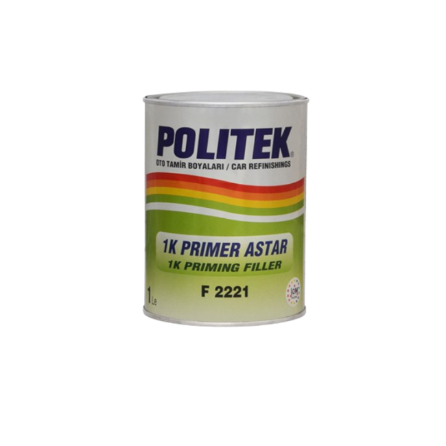 POLITEK 1K Грунт Черный PRIMER FILLER 1л. F2221-B – купить в Барнауле | Politek | carpaint.kz