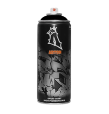 A 911 Aerosol paint for design and artistic works ARTON, Black, aerosol 400 ml