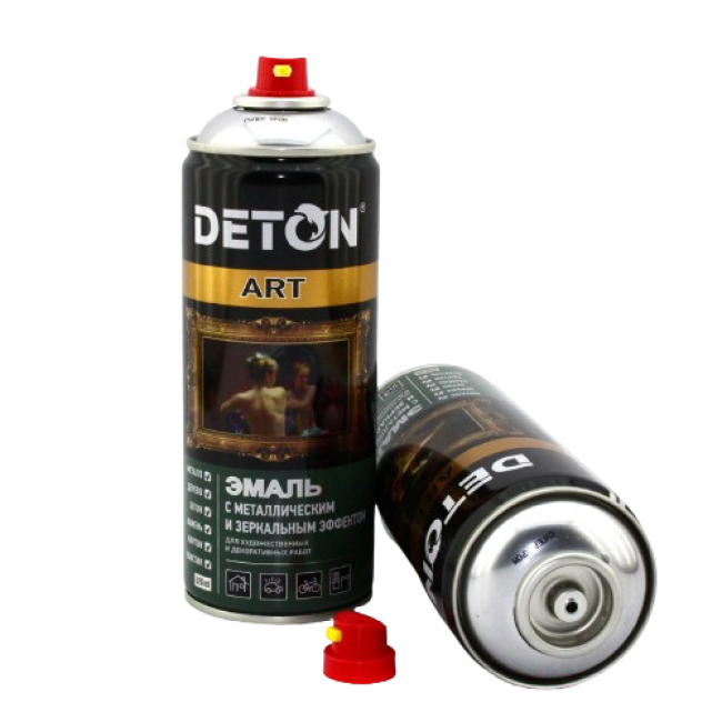 Deton DETON ART - Metallic enamel - Super Chrome - Aerosol, 520 ml DTN-A70663 – buy in Barnaul | carpaint.kz