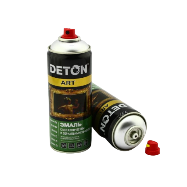 Deton DETON ART - Metallic enamel - Chrome - Aerosol, 520 ml DTN-A70689 – buy in Barnaul | carpaint.kz