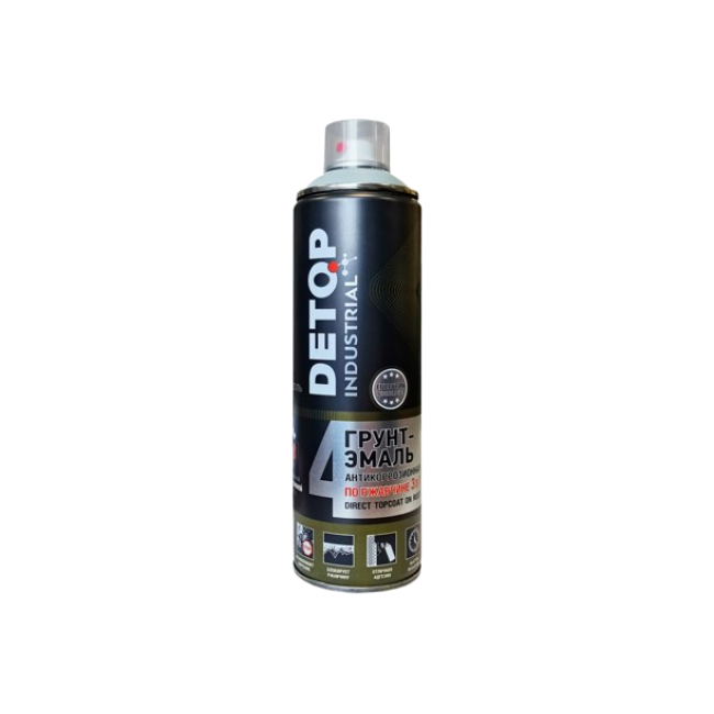 Detop RAL 9001 DETOP №4 - Primer-enamel on rust 3 in 1 - White - Aerosol DTI-A07711 – buy in Barnaul | carpaint.kz