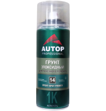 AUTOP №14 - Грунт эпоксидный для точечного ремонта - Серый - Аэрозоль, 520 мл