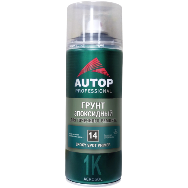 AUTOP №14 - Грунт эпоксидный для точечного ремонта - Серый - Аэрозоль, 520 мл ATP-A07242 – купить в Барнауле | Autop | carpaint.kz