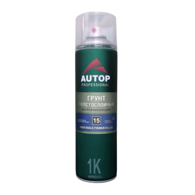 AUTOP №15 - Грунт толстослойный - Белый - Аэрозоль, 650 мл АТР-А07662 – купить в Барнауле | Autop | carpaint.kz