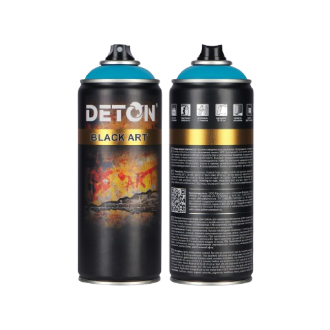 DETON ART - Грунт-эмаль - Light Blue - Аэрозоль, 520 мл DTN-A07693 – купить в Барнауле | Deton | carpaint.kz