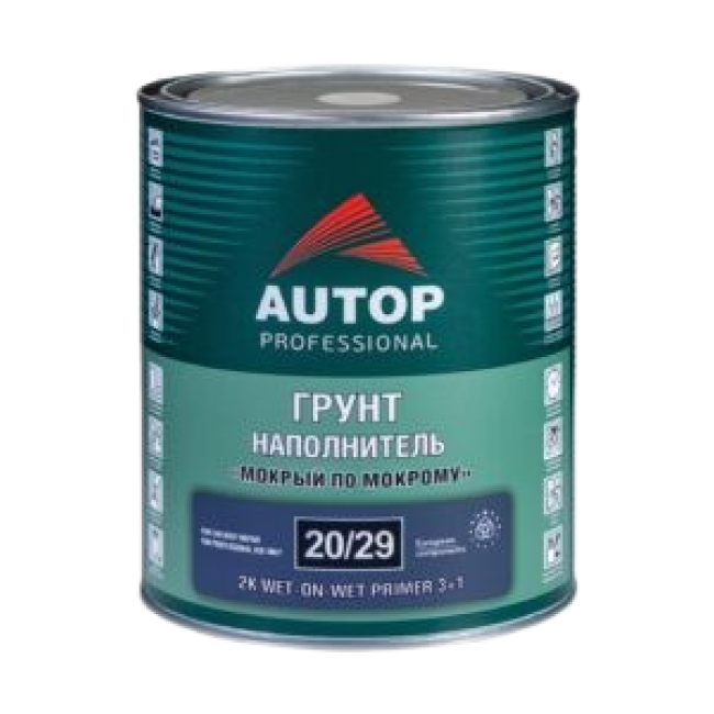 Autop AUTOP 20/29 - 2K Primer-filler wet on wet 3+1 - Gray - Can, 1l ATP-PR20/29-1/P3 – buy in Barnaul | carpaint.kz