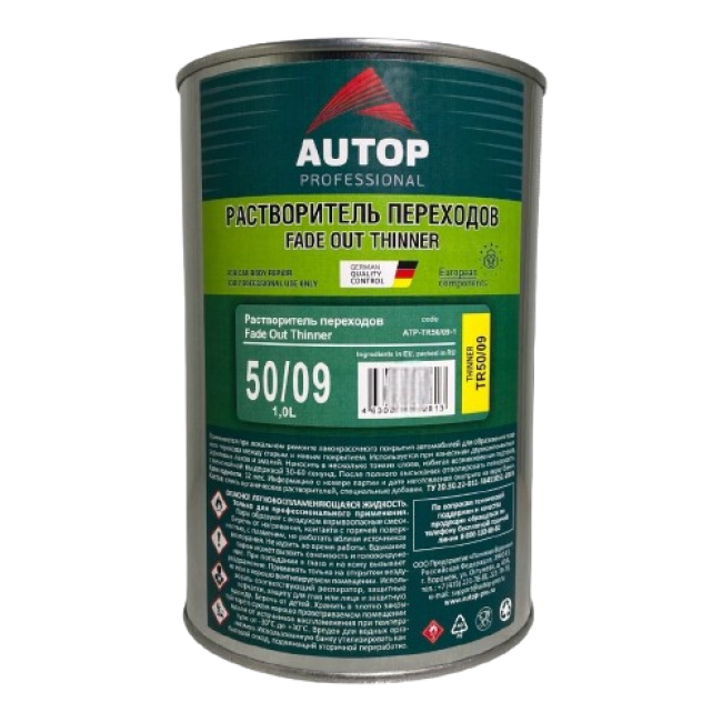 Autop AUTOP 50/09 - 过渡溶剂 - 罐子，1 l ATP-TR50/09-1 图片 – 巴尔瑙尔 | carpaint.kz